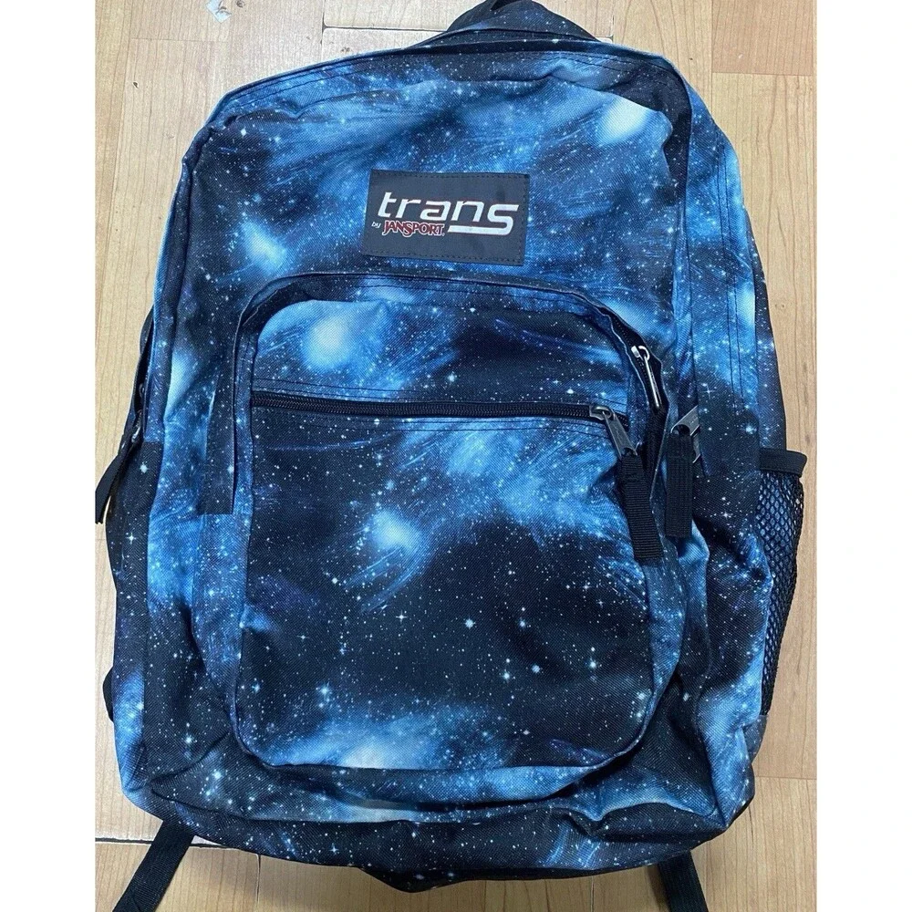 JanSport Trans Galaxy Backpack Laptop Space Cosmos Book Bag